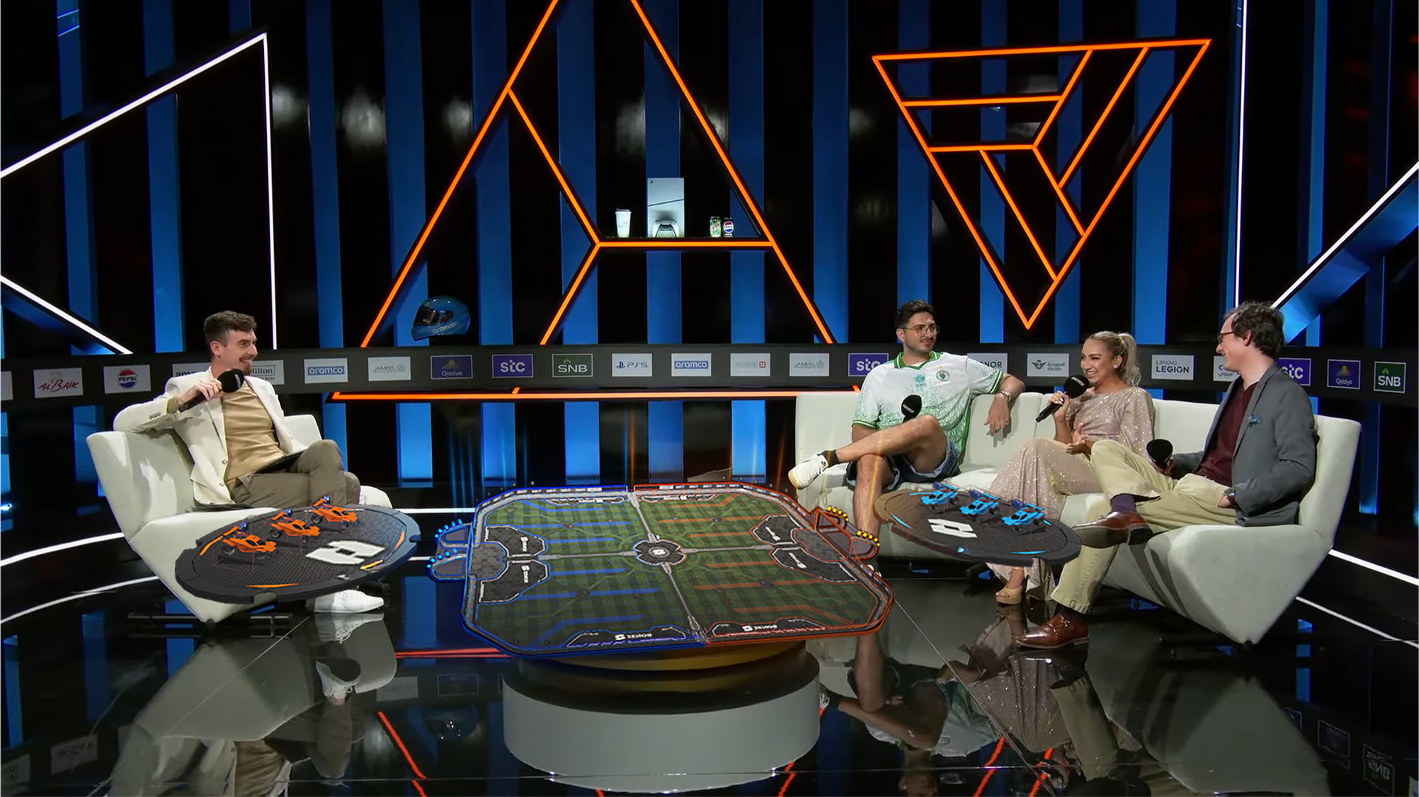 AR holographic broadcast overlay